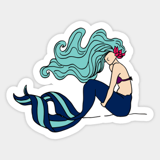 Mermaid Breeze Sticker